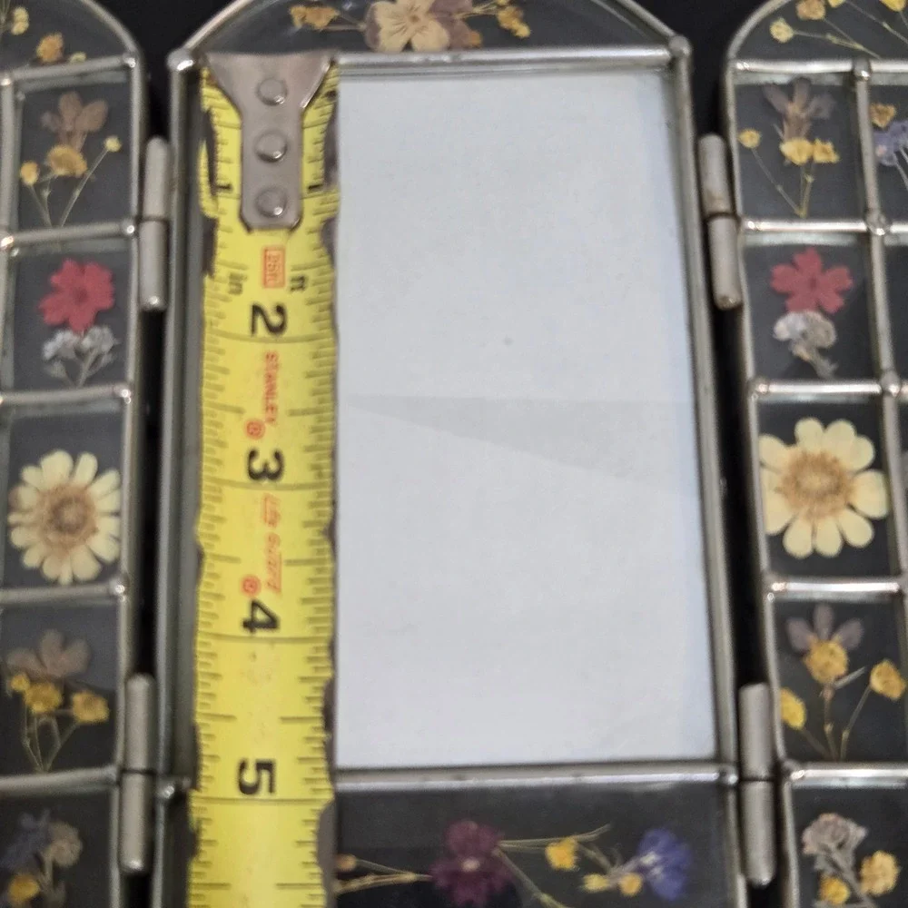 Picture Frame Arch Window Pressed Flower Triptych Arch Cottagecore 3.5x5 Garden